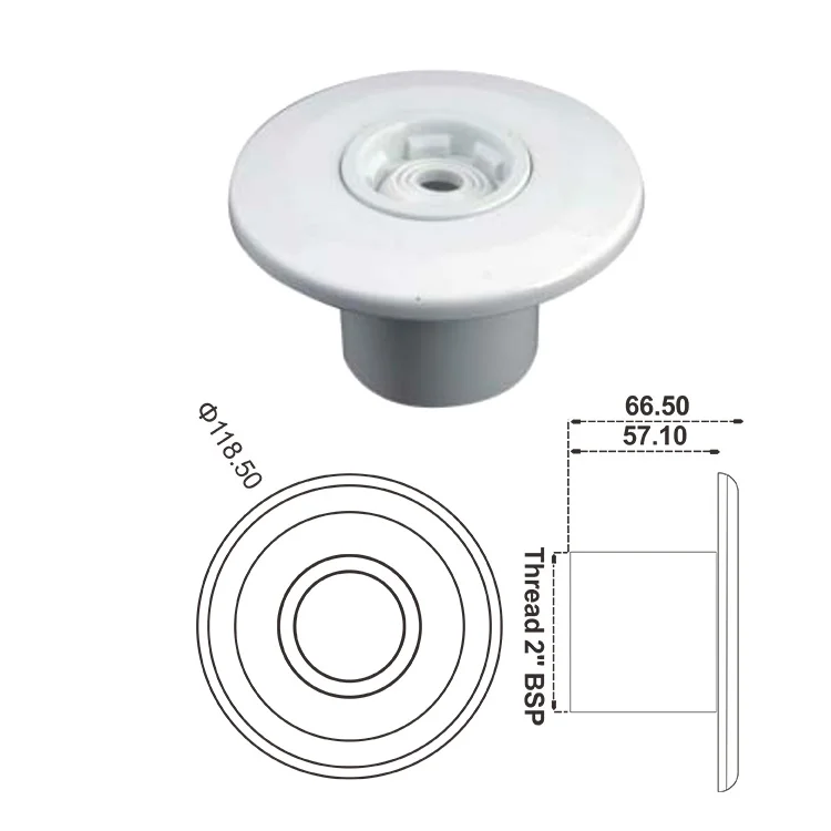 2023 High Quality Outlet Fitting  Pool Accessories Water return