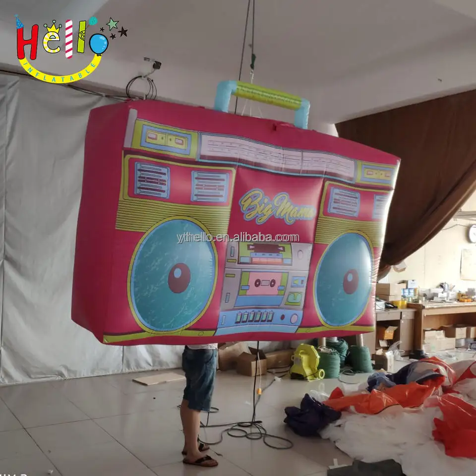 music festival party decoration inflatable tape recorder radio model