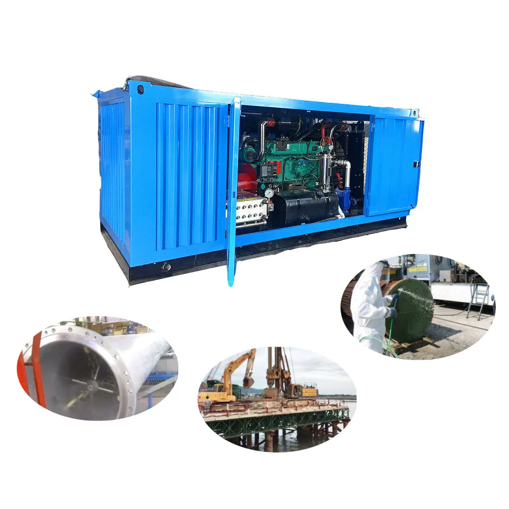 Factory Price 150Mpa Ultra High Pressure Water Jetting Pump Cleaner Cleaning Machine Hydro Blasting Equipment