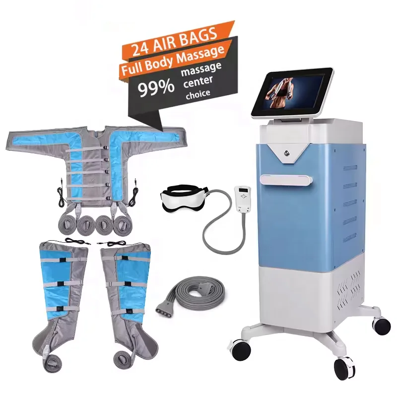 Health Care Body Massage 24 Chamber Full Body Lymphatic Drainage Pressotherapy System Machine