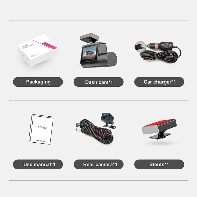 Car Black Box Dashcam Navigation Rearview Mirror Dash Car Camera Dash Cam Record Inside Wifi Remote Control Car With Camera