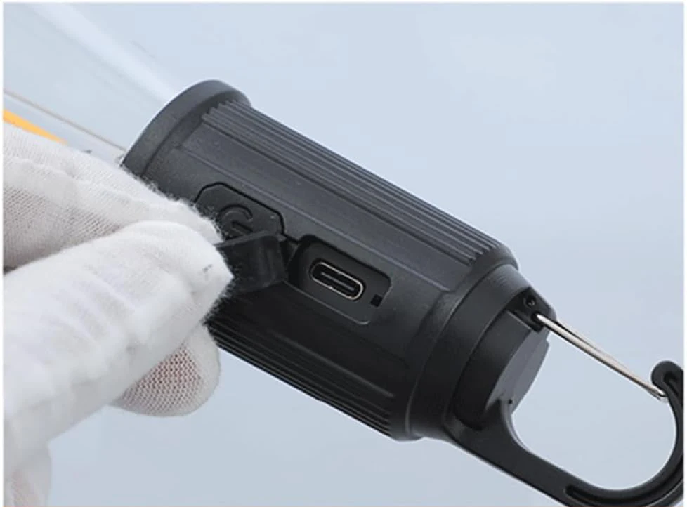 Factory Price 2024 New Waterproof Multi function Type C Rechargeable Tent Hanging Retro Outdoor Camping Lights Bulbs  with Hook