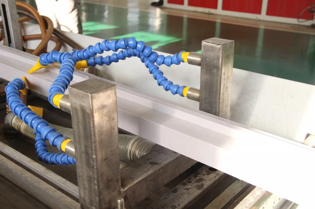 PVC plastic windows and doors profile production making machine