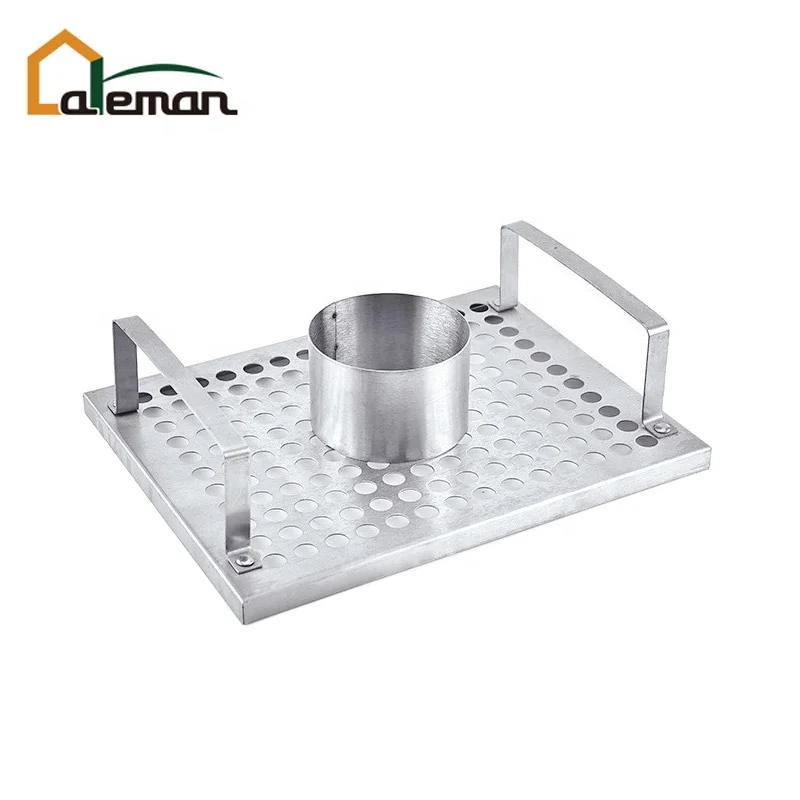 Stainless Steel/Black Iron Single Beer Can Chicken/Turkey/Poultry Roaster/Holder/Cooker/Rack/Stand/Grid For Smoker or BBQ Grill