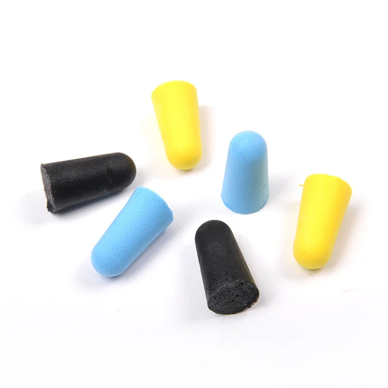 Soft Foam Earplugs Tapered Comfortable Ear Plugs for Travel Noise Proof Earplug Sleeping Snoring Noise Reducing