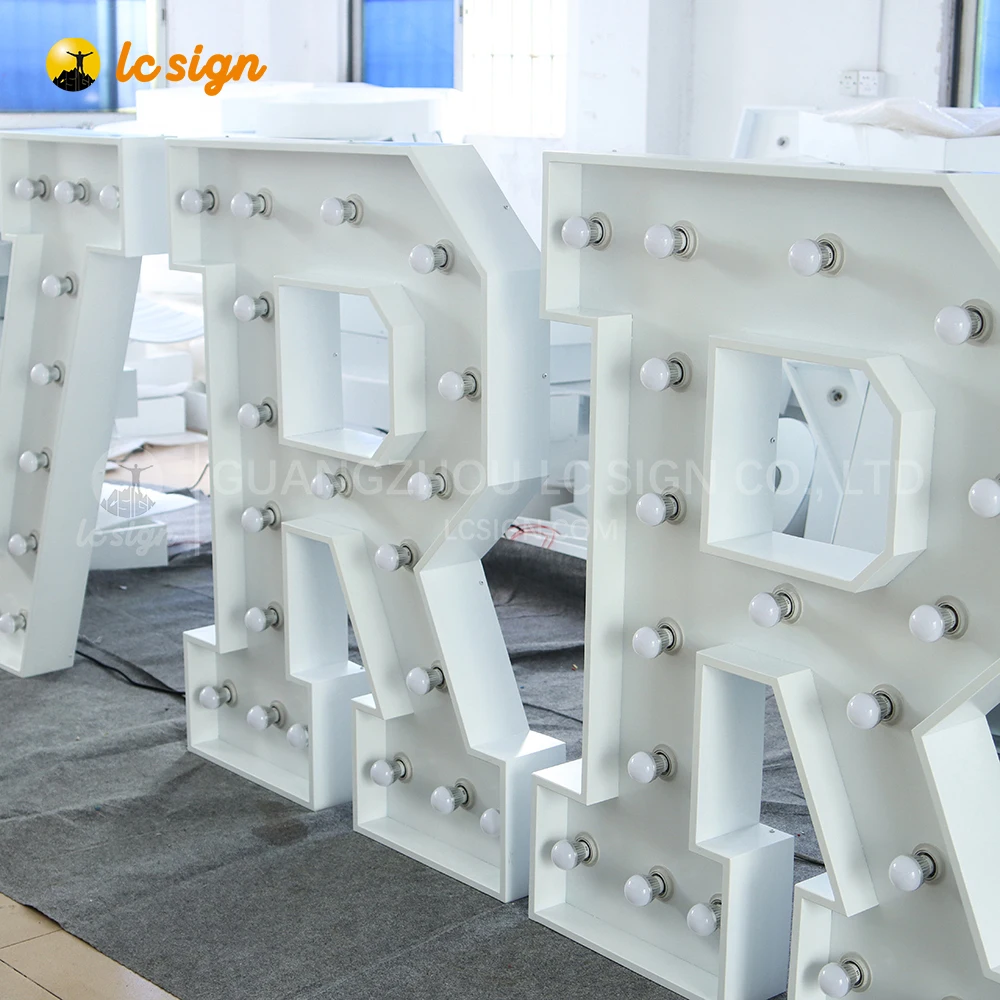 Marquee Letters 3ft/4ft/5ft Letter Sign,Big Marquee Led Letters Sign For Wedding Decor Event Decor, Led A-Z Marquee Lights