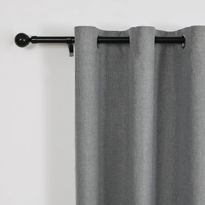 Оптовая Продажа 100% из полиэстера льняная ткань супер мягкая замшевая в рулоне легкая жаккардовая пряжа с окрашенным покрытием плотные шторы