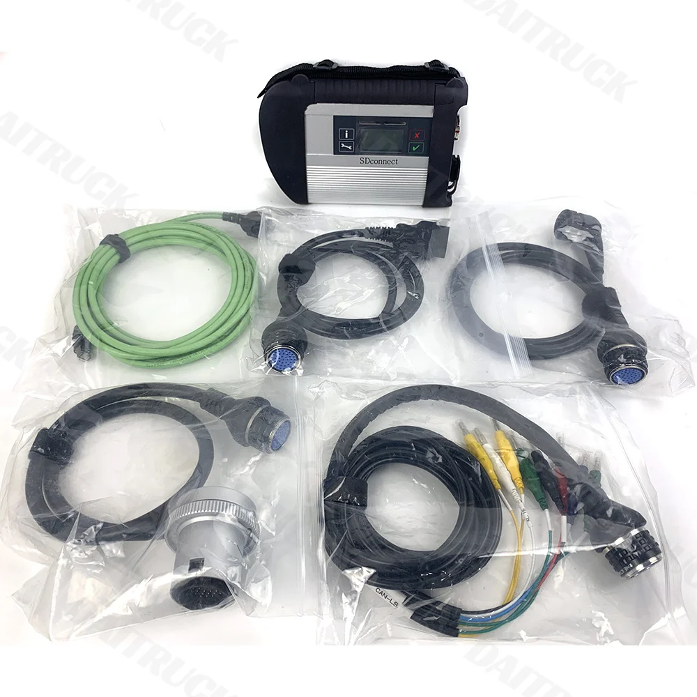 Мультиплексор MB STAR C4 SD Connect xentry das wis epc vediamo полный набор программного обеспечения для Benz truck диагностический инструмент сканер
