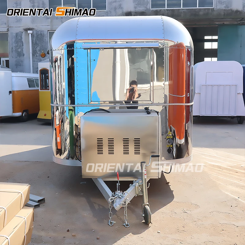 Canada usa standard Airstream concession carts food truck airstream food trailer with fully equipped