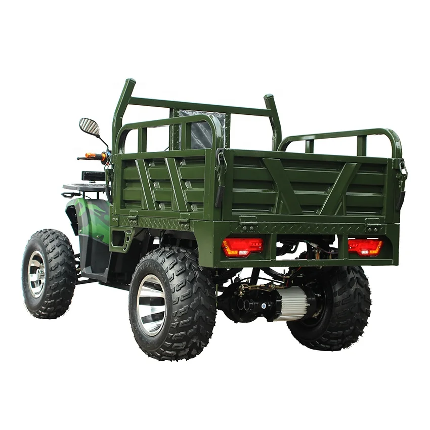 electric off-road vehicles farm mountain truck 4 wheel electric ATV with hopper