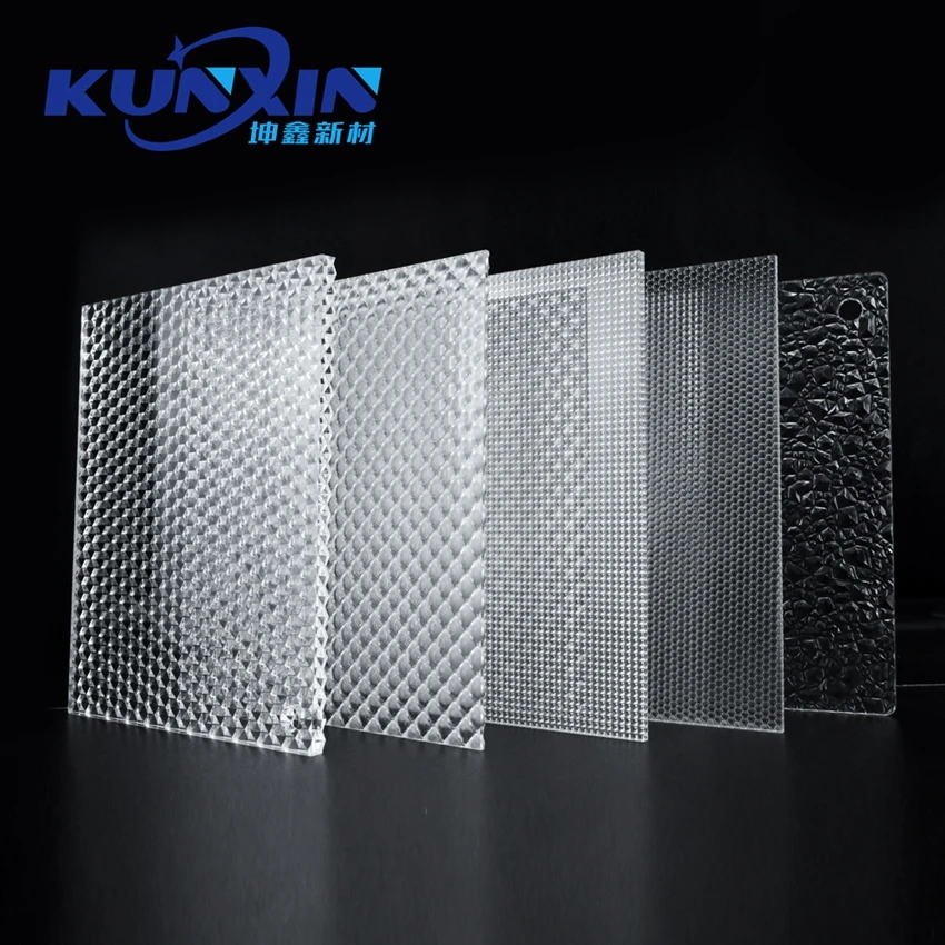 Interior Design Home Decoration PMMA Wall Panels Clear Textured Cracked Ice Pattern Acrylic Sheet