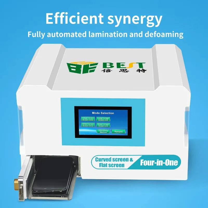 4 in 1 Lamination Machine LCD Screen Intelligent Automatic Bubble Removal Defoamer Machine For Phone Refurbished Repair