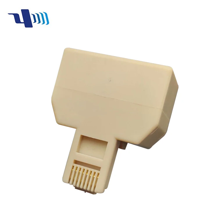 single plug to Duplex Jack adapter 1 plug to 2 jacks