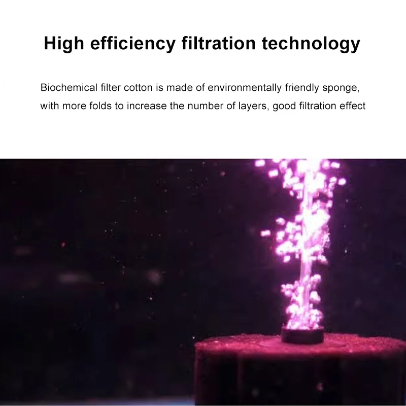 Air Pump Aquarium Filter Shrimp Fish Tank  Biochemical Sponge Filter Aquarium Filtration Cotton Filter