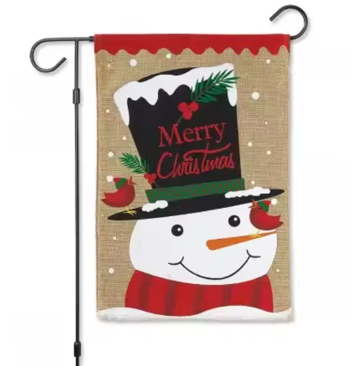 Stand Flags Design Double Sided Custom street flag Welcome Black Happy Birthday Garden Flag