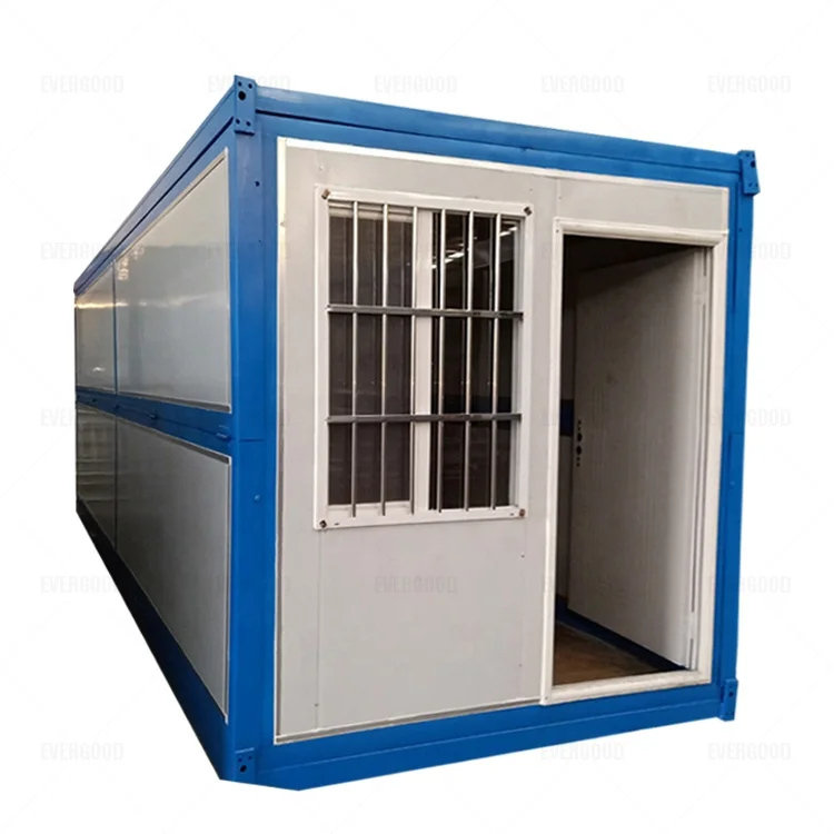 Promotion modular portable kit folding houses steel prefabricated cabins for sale