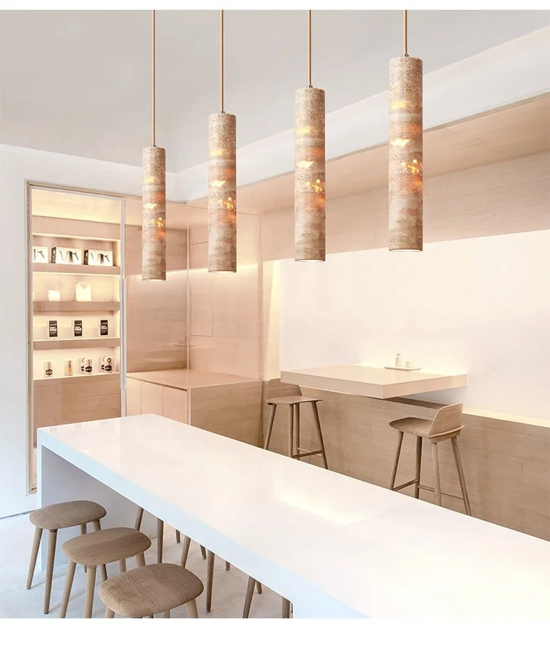 post modern ceiling lamp pendant lighting fixture luxury hanging lights yellow cave stone chandelier