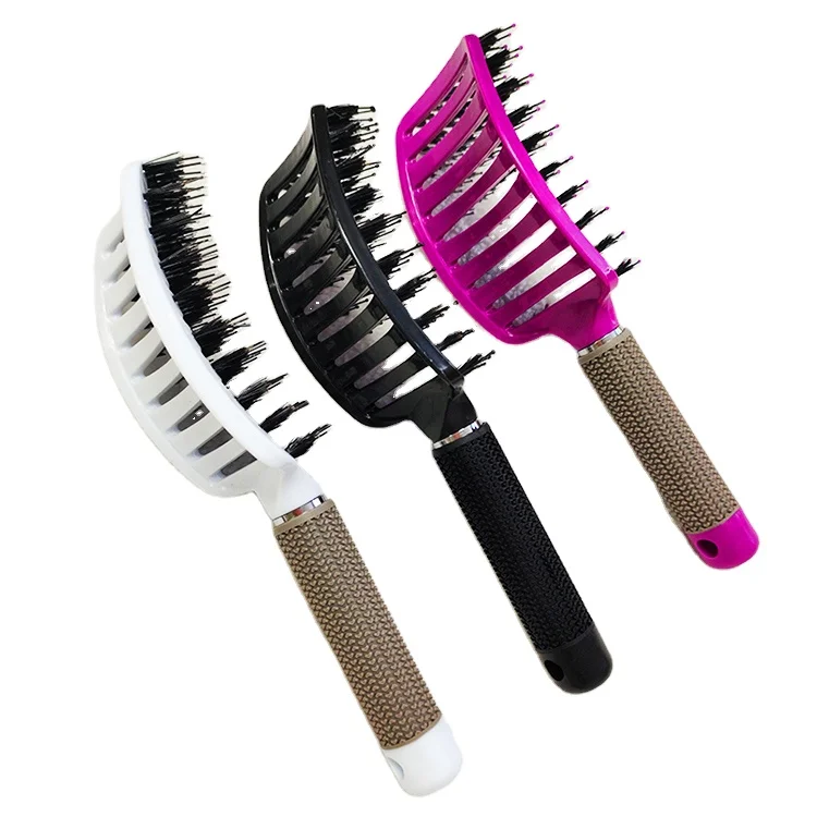 Fashion Soft Matte Finishing Top Magic Hair Brush, Hair Style Tool Extension Tangle Personalized Detangling Hair Brush