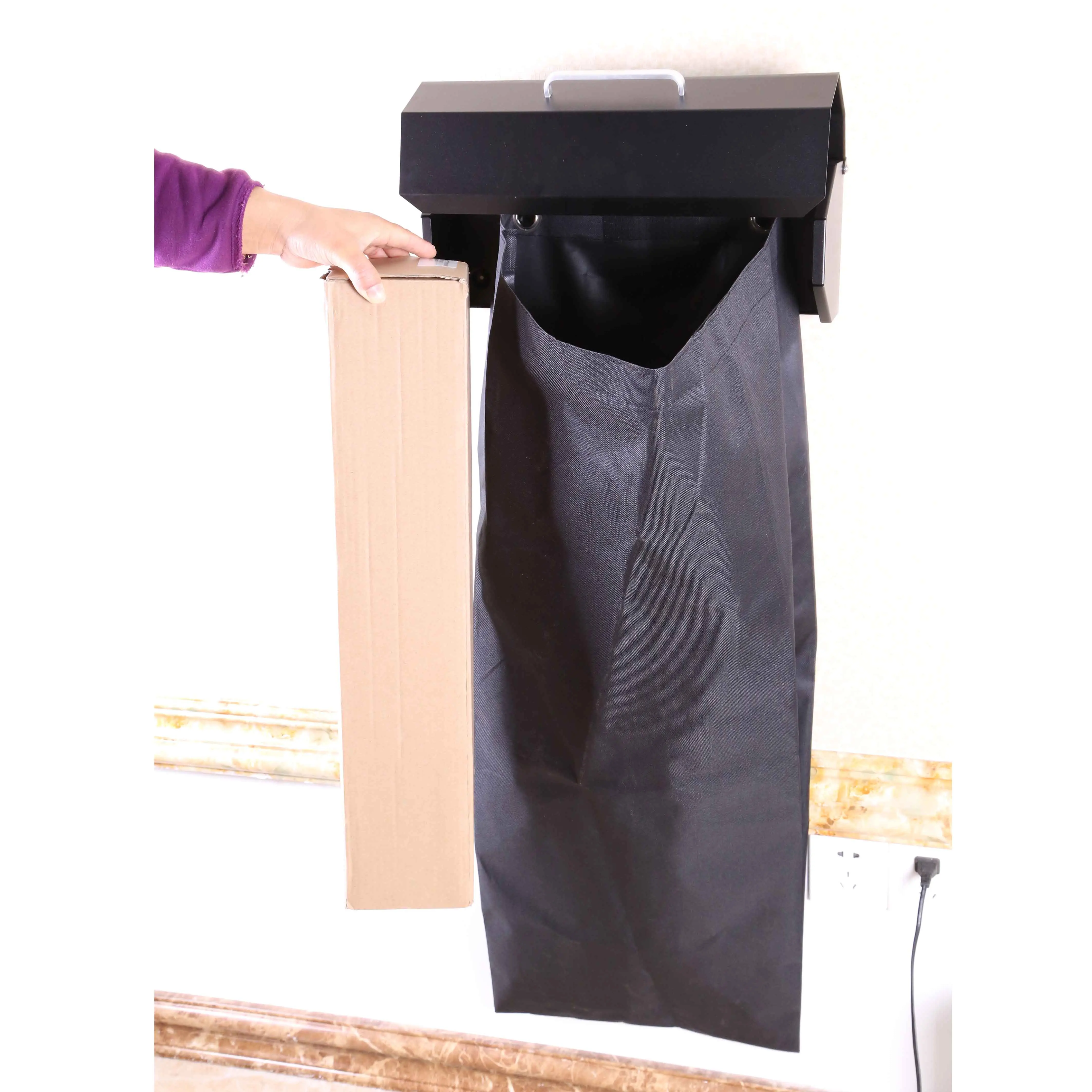 Wall Mount Stainless Steel/ Powder Coating Lockable Parcel With Code Lock Big Capacity Oxford Bag Free Space