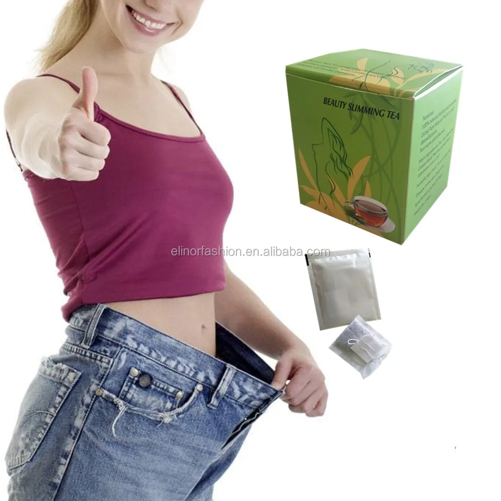 Customized flat tummy fat burner detox slimming tea
