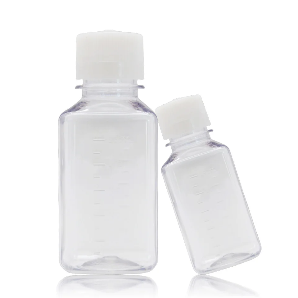 50 мл 125 250 500 1000 квадратная ПЭТ бутылка с винтовым уплотнением фармацевтические пластиковые бутылки используемые для