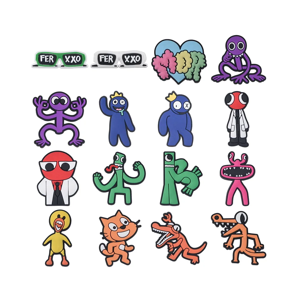 2023 оптовая продажа, Новое поступление, классические Мультяшные Кроксы для обуви, подвески из ПВХ коровьей серии, Кроксы, подвески