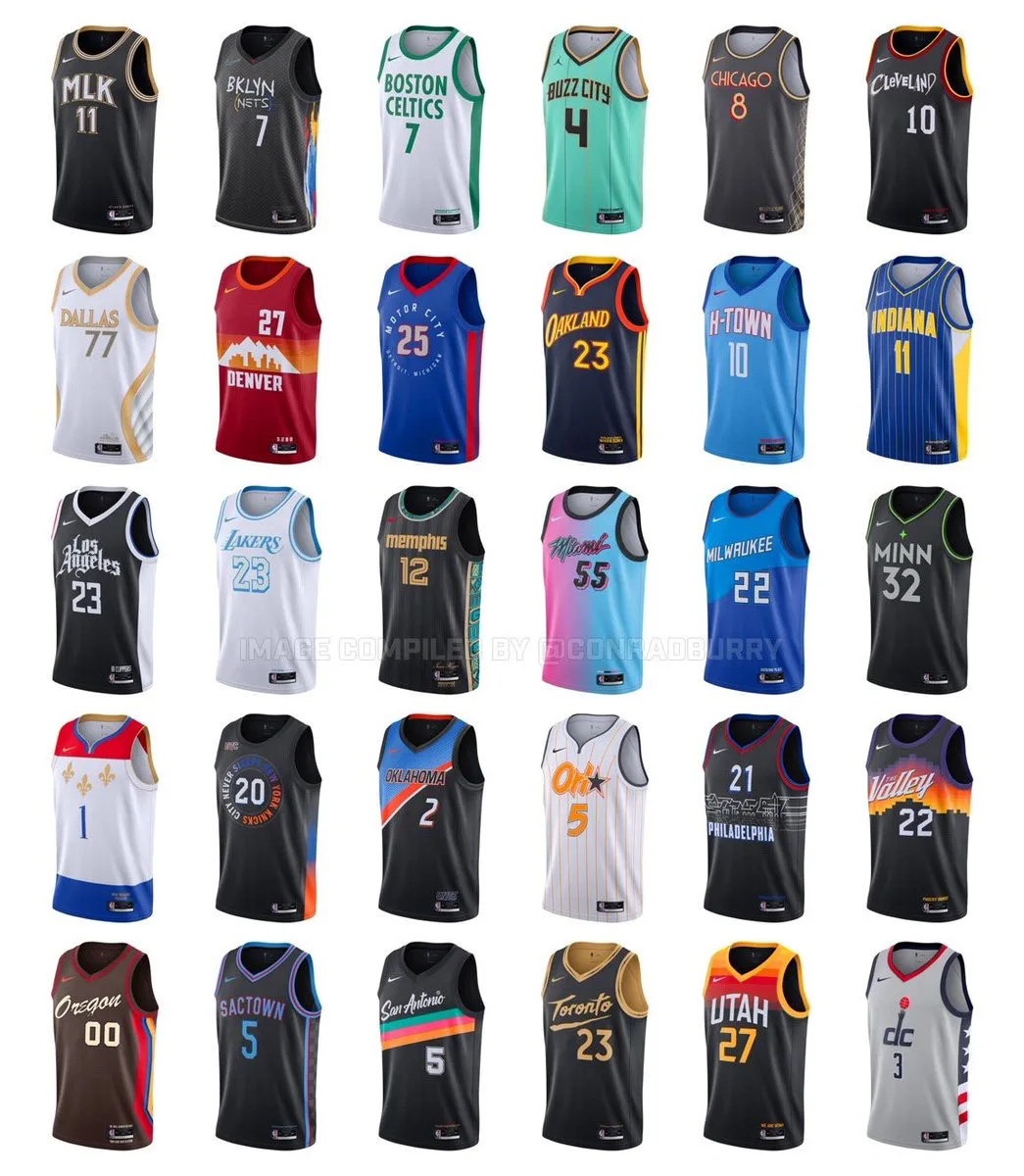 WHOLESALE HIGH QUALITY CUSTOM N.B.A BASKETBALL JERSEY FOR 30 TEAMS SUBLIMATION IN-STOCK N.B.A JERSEYS