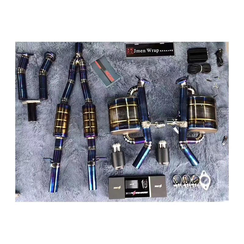 Hot Sale Performance Titanium alloy Exhaust System Exhaust Catback Valvetronic Muffler With Remote Control For Infiniti Q50 Q50S