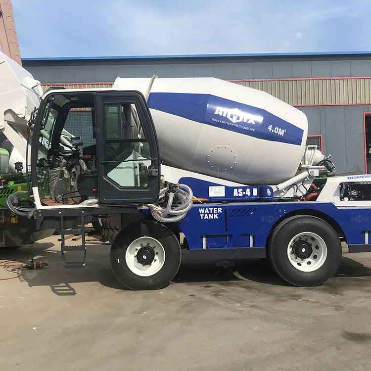 Aimix 3.5 Cubic 4 Cubic Per Batch Auto Self Loading Concrete Mixer Trucks Machine In Mexico