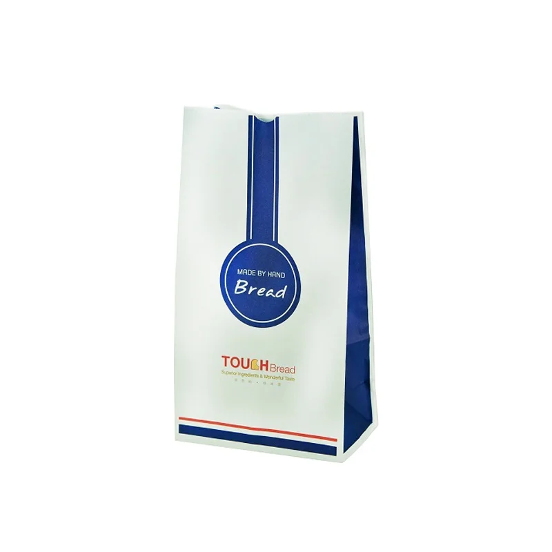 Пакет для муки из крафтовой бумаги, упаковка из белой крафт-бумаги, пакет для переноски SGS CMYK, упаковка для зерновых продуктов, флексографическая печать, принимаем