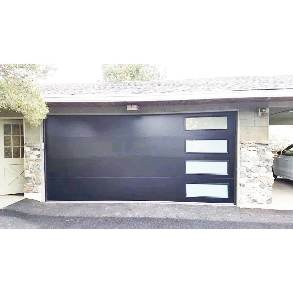 Safely Automatic Sectional Industry Garage Door Industrial Overhead Door Cheap American Style Customized  Sectional Garage Door