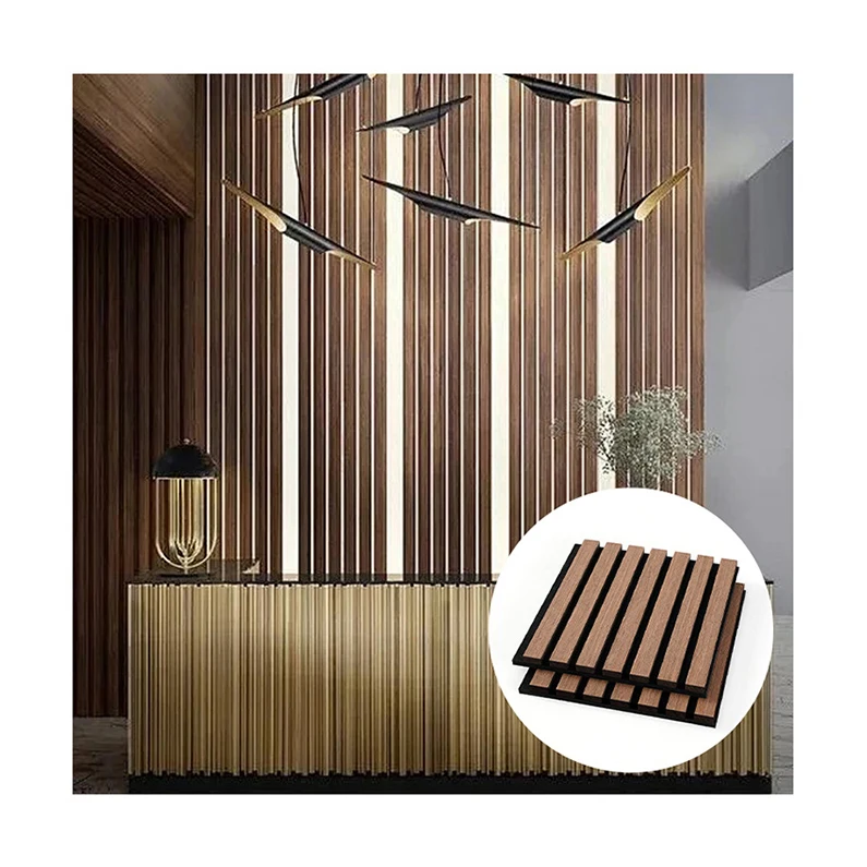 Direct Supply Mdf Soundproof Board Wood Strip Soundproof Board To Create Exclusive Space