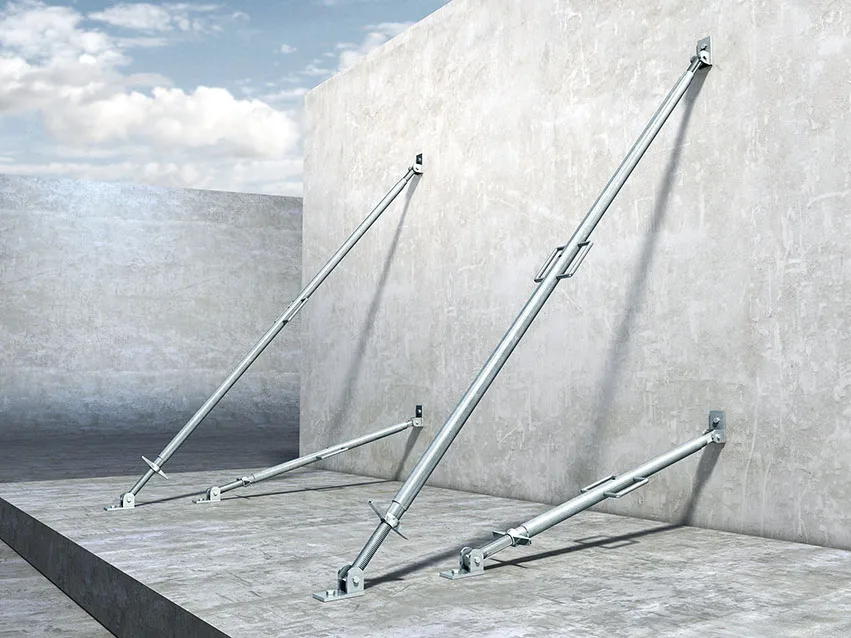 Formwork steel prop push pull props brace shoring prop scaffolding