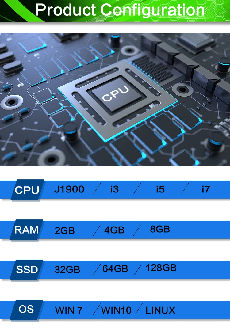 Front Camera Touch Panel Pc 15.6 Inch Industrial Desktop All In One Tablet For Data Visualization