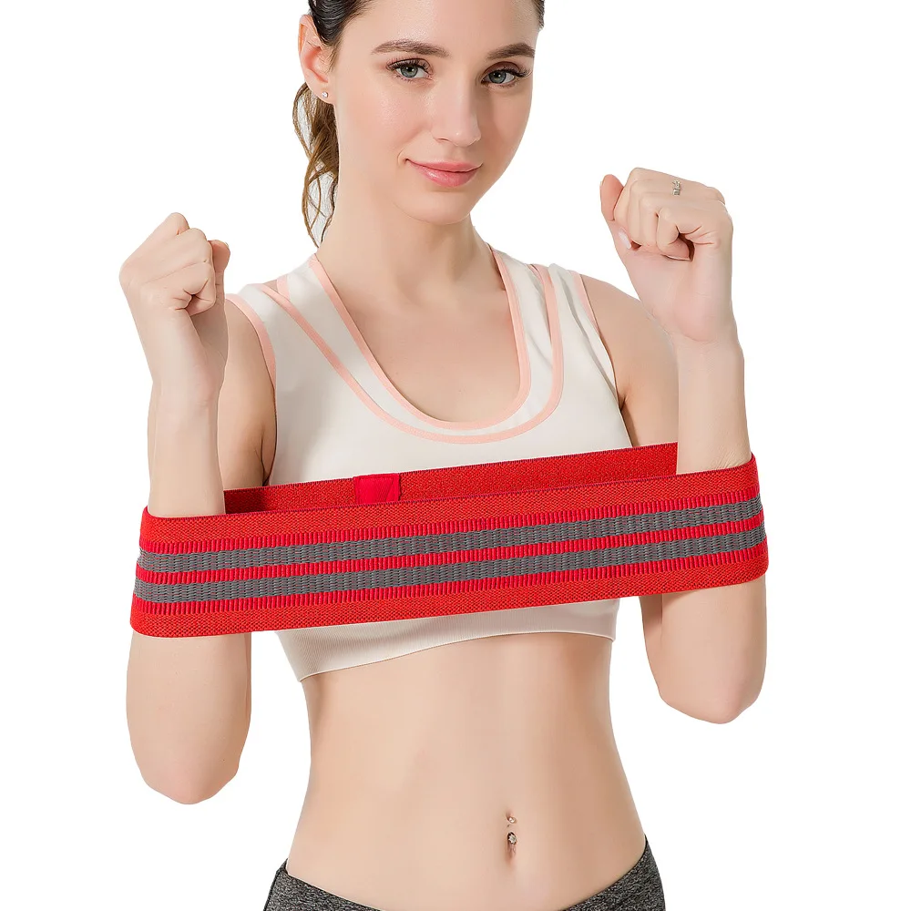 
Hipband polyester cotton resistance belt fitness squat yoga buttocks tilting buttocks lifting training tension elastic belt 