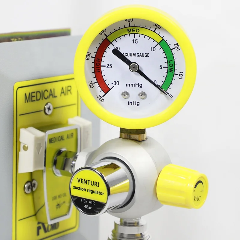 Medical Venturi Suction Regulator For Hospital Bed Head Unit