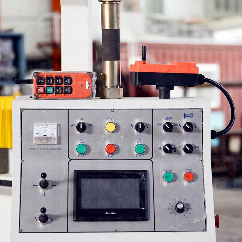 Basic600 Automation STONEPLUS Customization Stone Granite Quartz Cutting Machine With Worktable Tile 0-85 Degree