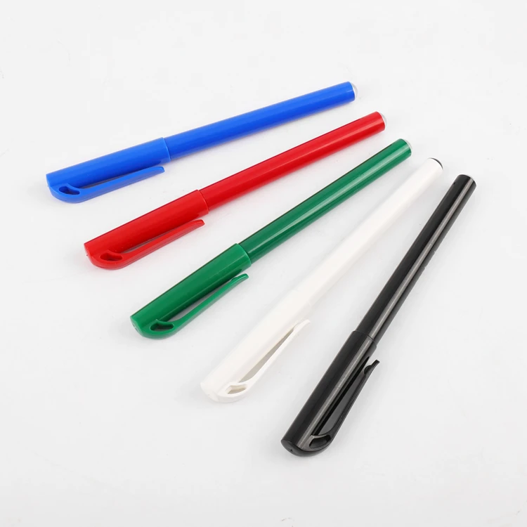 Promotional cheap white Javelin Style Dart plastic Ballpoint Pen with custom logo