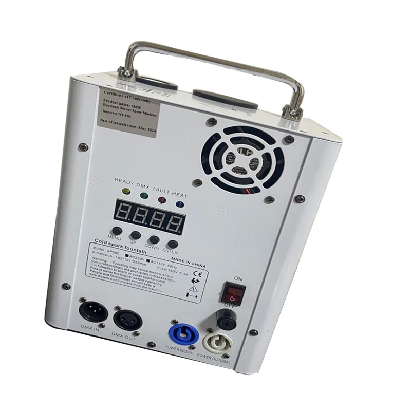 Titanium Powder Cold Spark Fountain Event Decoration Equipment Firework Wireless Wedding Sparkler Machine