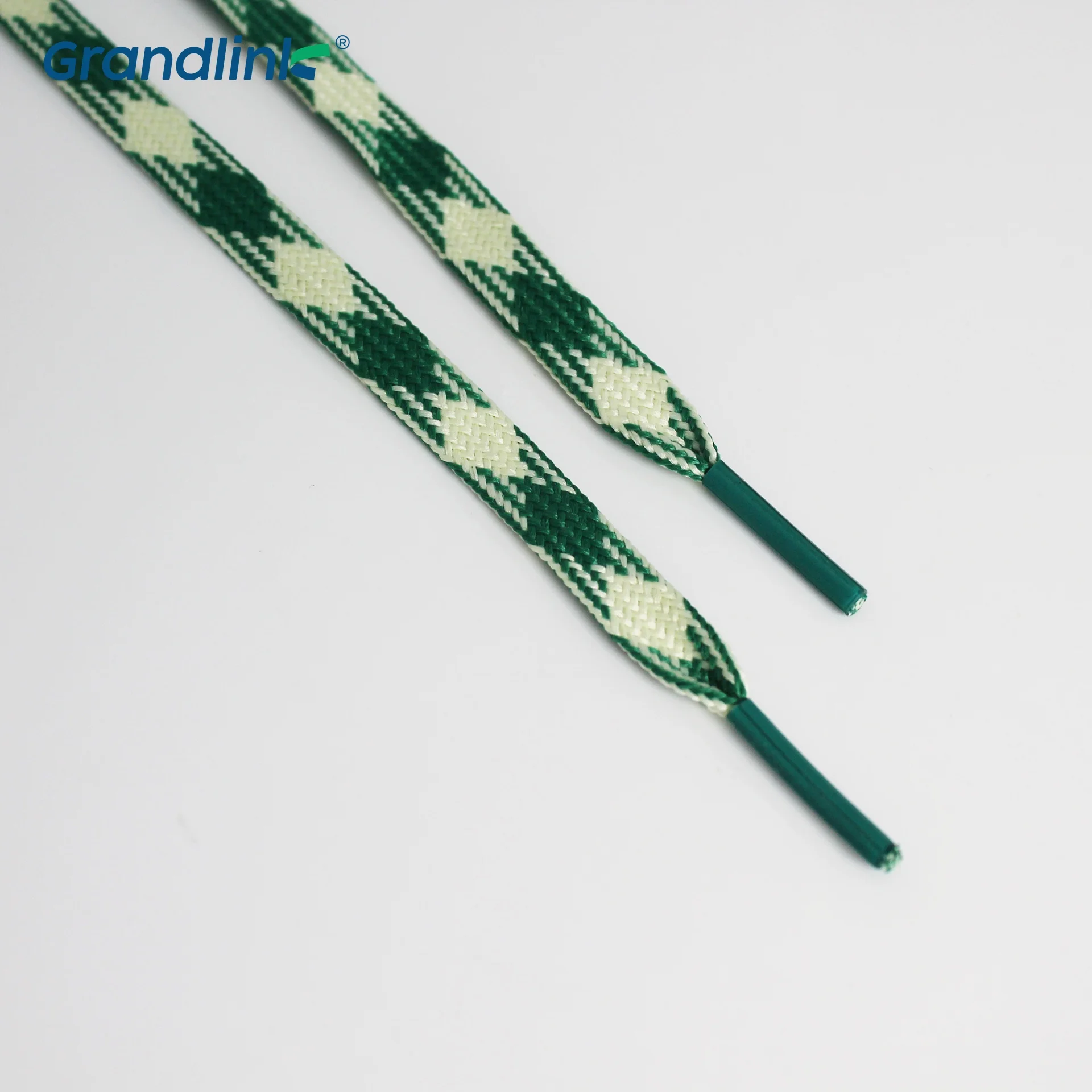 Shoe Decoration Wide Green White Shoe Laces for Sneakers Flat Shoelaces Canvas Shoes Slippers Croc Shoelace