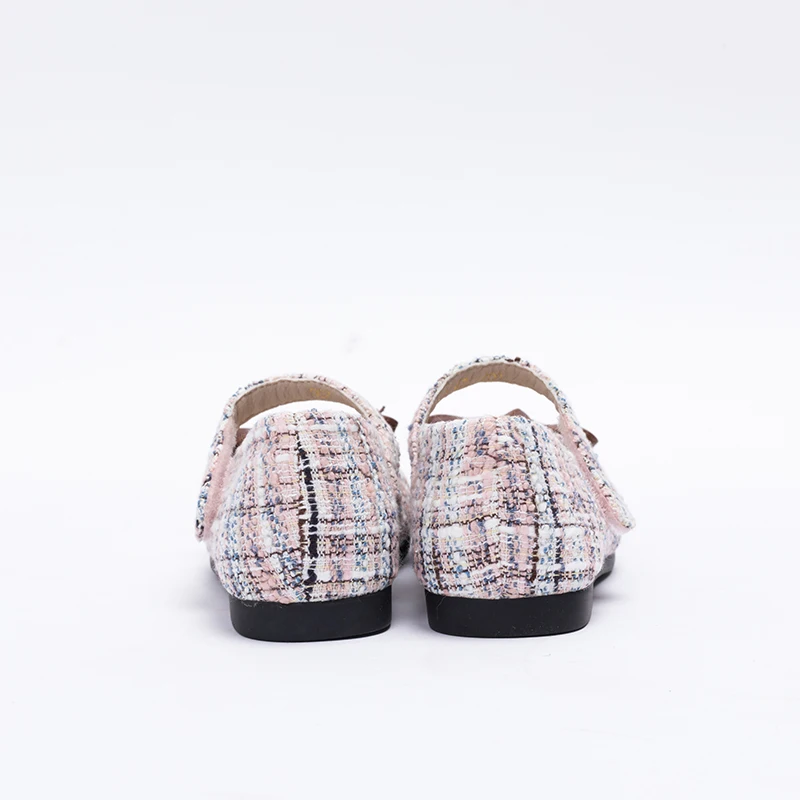 
KIDS pink Leather Flat Shoes Children Girls Fancy Party Mary Jane Shoes 