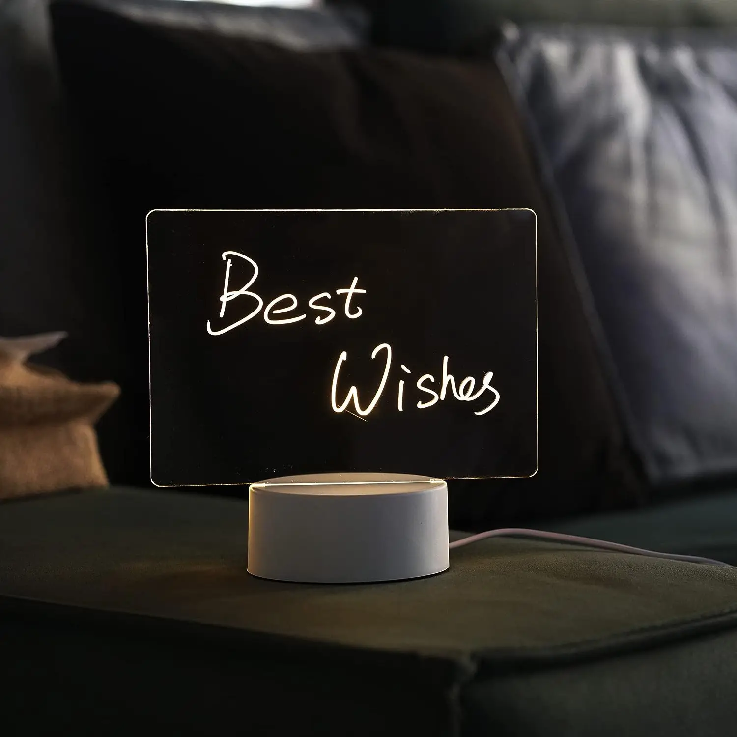 Доска для сухих стирания со светодиодными записями