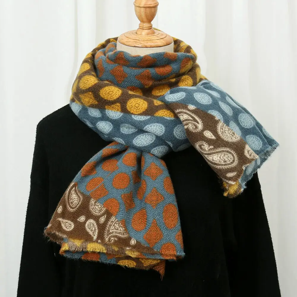 JR Pashmina Scarf For Women Large Cashmere Shawl Wraps Soft Scarves warm scarf poncho winter 2022