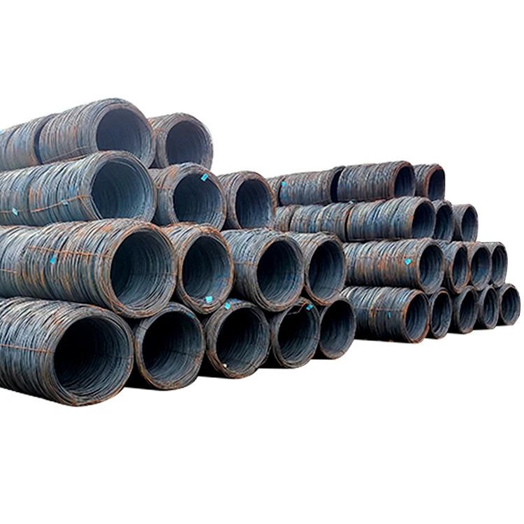 China manufacture direct sale low carbon SAE 1006/SAE1008 steel wire rod for cold drawn wire