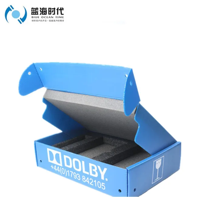 Custom PP Corrugated Plastic Cardboard Box Plastic Correx Carton Box