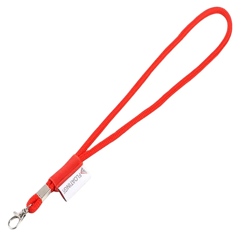 New Style Tubular Braid Nylon Neck Lanyard woven satin Neck Roundpolyester custom Id Holder Neck lanyards with logo