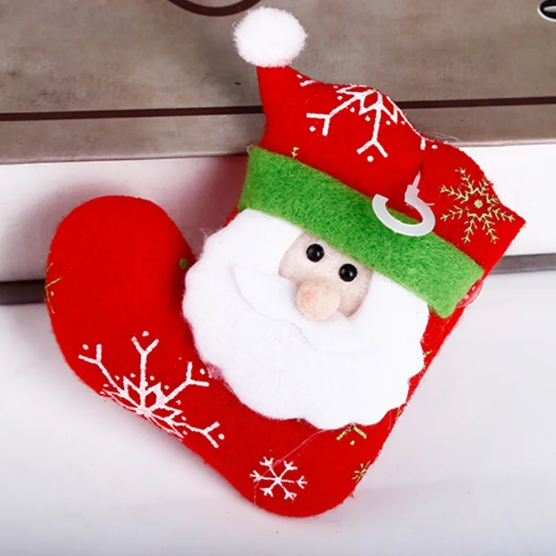 Wholesale Christmas Tree Ornaments Christmas Pentagram Santa socks, moon, heart Decoration Christmas Tree Hanging Pendant