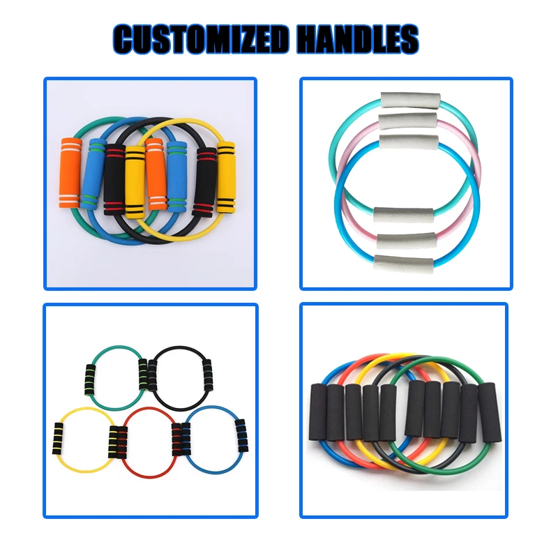 Eco-friendly Training Chest Expander Exercise Latex O Shaped Resistance Band Resistance Tubes