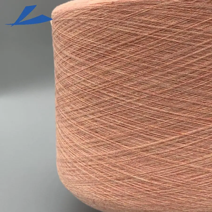 cheap wool like yarn polyester/PBT NE 26.5/2  dyed core spun sweater yarn for  knitting