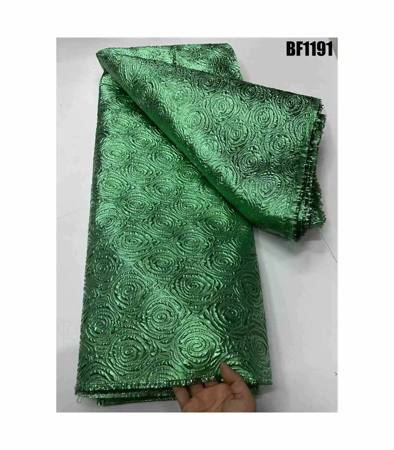 boho lace fabric  African Fashion Jacquard Brocade  Printed Knitted Warp